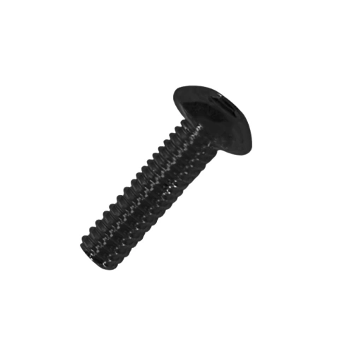 Винт с полукруглой головкой и внутренним шестигранником 4х30 мм ISO 7380 класс прочности 10.9 фото 1