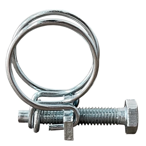 Хомут проволочный 102 мм steel wire clamp, оцинкованный фото 1