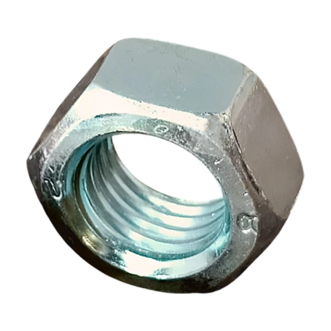 Гайка с левой резьбой М10, класс прочности 8 DIN 934, оцинкованная фото 3