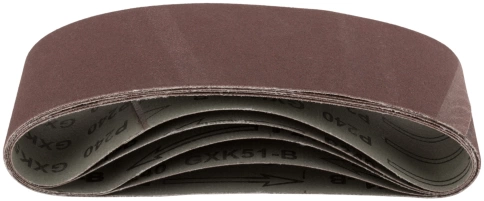 Ленты шлифовальные бесконечные, водостойкие, тканевая основа, 75 х 457 мм, 5 шт. Р 240 фото 2