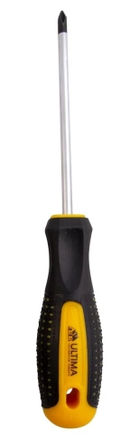 Отвертка Ultima PH0x150 мм, CrV, двухкомпонентная рукоятка anti slip фото 1
