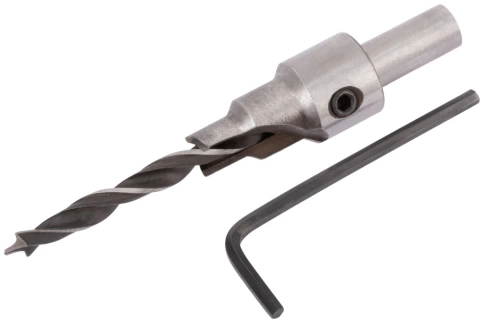 Сверло для меб.стяжек с зенкером 5/9.5 мм для стяжки фото 1