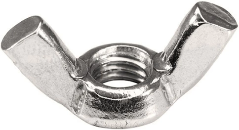 Гайка барашковая нержавеющая М6 DIN315 , 10 шт. фото 6