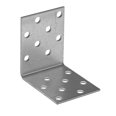 Крепежный равносторонний уголок 60х60х60 ОЦ, 10 шт. фото 1