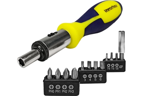 Отвертка реверсивная VERTEXTOOLS фото 1
