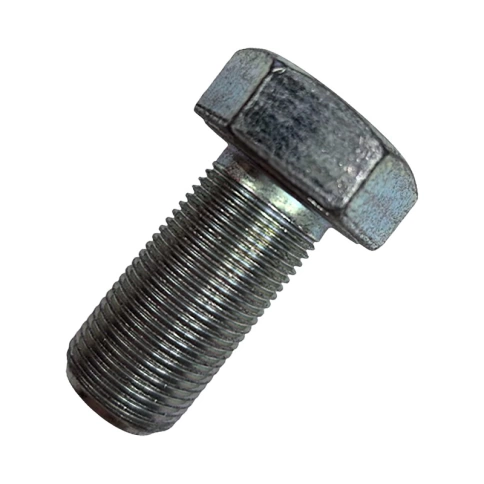 Болт М16х1,5х30 мм класс прочности 10.9 DIN 961, полная резьба, оцинкованный фото 1