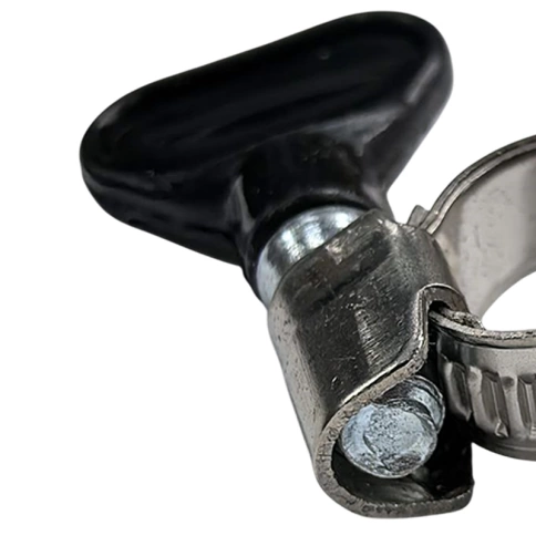 Хомут червячный с барашком 20-32 мм, нержавеющая сталь W2 фото 2