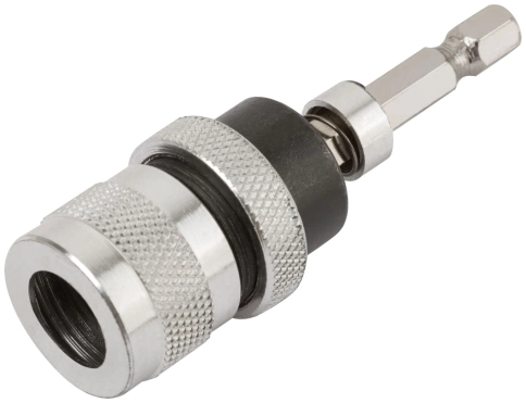 Адаптер для бит магнитный фиксатор, огранич.глубины, хвостовик CrV сталь, 68 мм фото 2