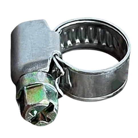 Хомут червячный 08-16/9 мм, оцинкованная сталь W1 фото 1