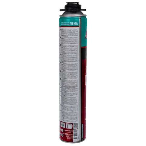 Пена полиуретановая профессиональная Akfix 850, 850 мл фото 2