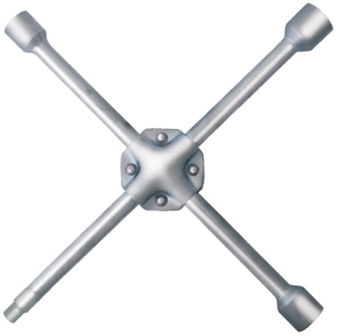 Ключ балонный крест усиленный 17х19х21 мм + 1/2". 400 мм фото 1