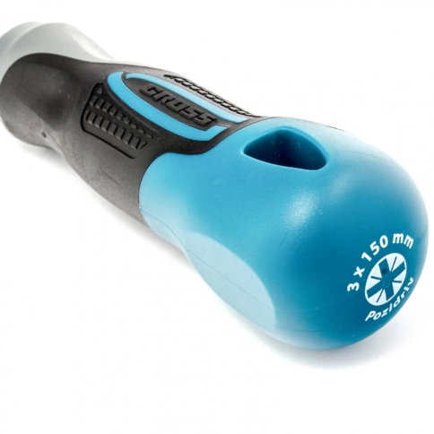 Отвертка PZ3x150 мм, S2, трехкомпонентная рукоятка Gross фото 3