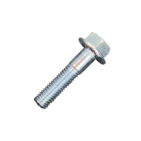 Болт с фланцем 6х30 мм класс прочности 5.8 DIN 6921 оцинкованный фото 1