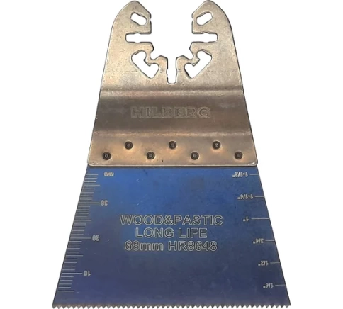 Полотно пильное погружное по древесине и пластику 68*40*18TPI Bi-M фото 1