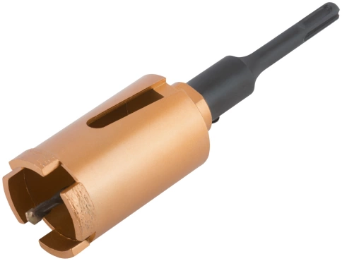 Коронка по бетону, алмазная кольцев безударная в сборе, фото 1