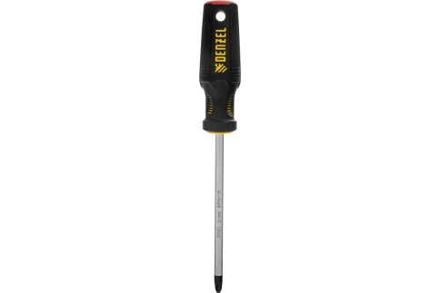 Отвертка PH3x150 мм, S2, трехкомпонентная рукоятка Denzel фото 1