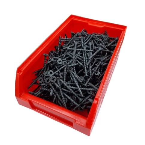 Саморез по гипсокартону 3,5х41 мм, частая резьба, фосфатированный, 600 шт. в контейнере фото 1