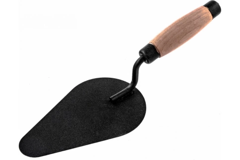 Кельма печника стальная, дерев.усилен.ручка фото 1