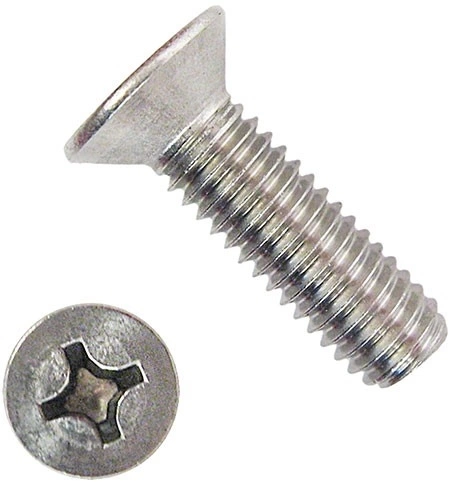 Винт нержавеющий 8х16 мм DIN965 с потайной головкой ,10 шт фото 5