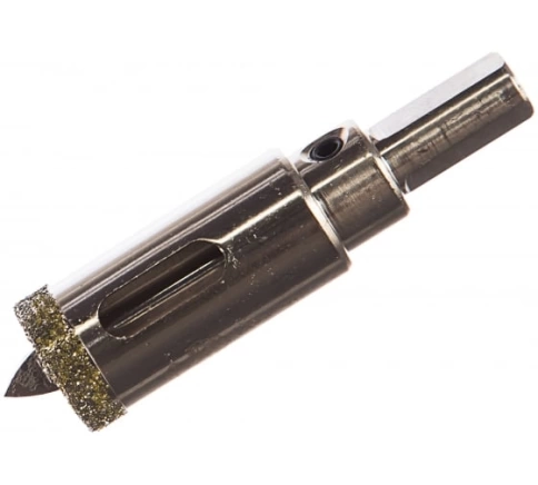 Коронка по керамике и кафелю, алмазная с центрир.сверлом 20 мм  фото 1