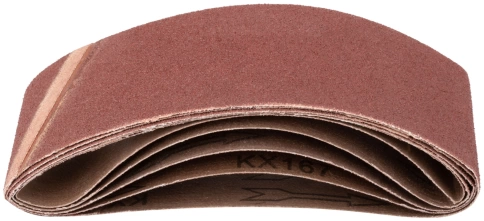 Ленты шлифовальные бесконечные, водостойкие, тканевая основа, 75 х 457 мм, 5 шт. Р 80 фото 2