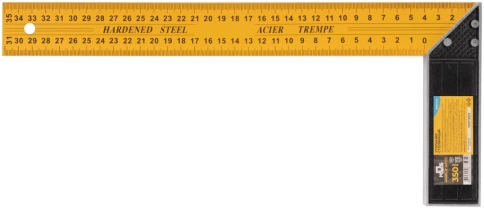 Угольник столярный, двусторонняя шкала, фото 3