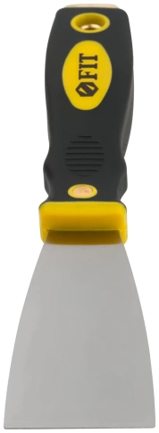 Шпатель для удаления ржавчины Профи, толщ.лезвия 1 мм, 2-хкомп.ручка с метал.бойком 2" (50 мм) фото 4