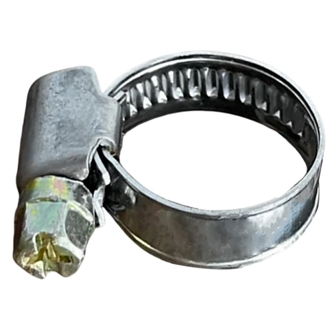 Хомут червячный 12-20/9 мм, оцинкованная сталь W1 фото 1