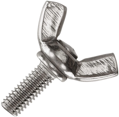 Винт-барашек М5х25 мм ,нержавеющая сталь DIN 316 (2 шт.) фото 1