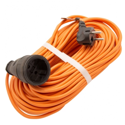 Удлинитель-шнур силовой, б/з, ПВС, 30 м, 3500 Вт, (16А), 1 розетка, тип УХ16 Сибртех фото 1