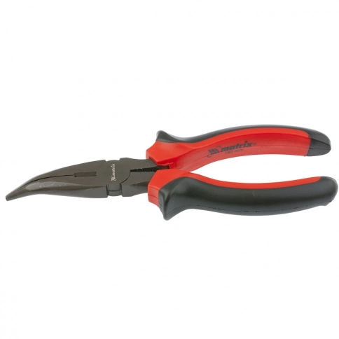 Длинногубцы Black Nickel, изогнутые, двухкомпонентные рук 160 мм Matrix фото 1