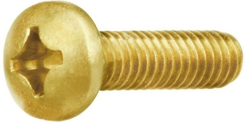Винт 3х8  латунный с полукруглой гол. DIN7985,10 шт фото 5