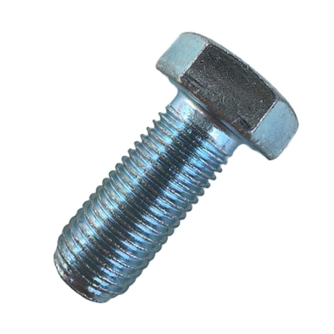 Болт М14х1,5х30 мм класс прочности 10.9 DIN 961, полная резьба, оцинкованный фото 1