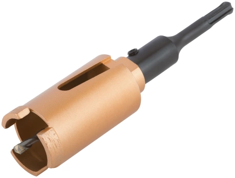 Коронка по бетону, алмазная кольцев безударная в сборе, фото 10