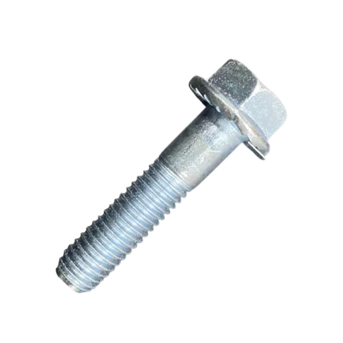Болт с фланцем 8х35 мм класс прочности 8.8 DIN 6921 оцинкованный фото 1