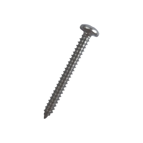 Саморез с полукруглой головкой 4,2х38 мм DIN 7981, нержавеющая сталь А2  фото 1