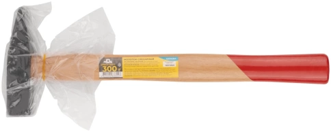 Молоток, деревянная ручка 300 г фото 1