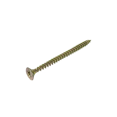Шуруп саморез потайной для дерева 4х70 мм, желтый цинк, 1 кг/конт фото 1