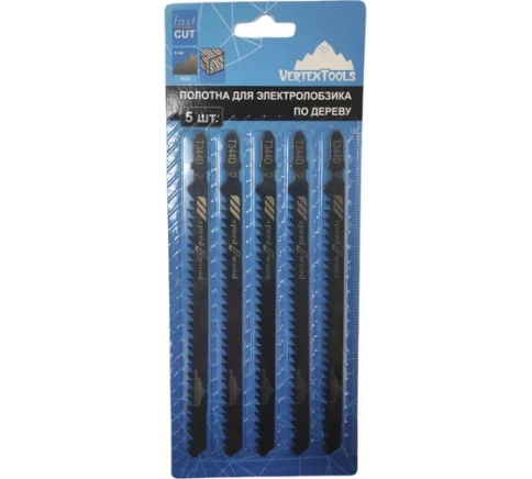 Полотно для эл.лобзика VERTEXTOOLS T344D фото 1