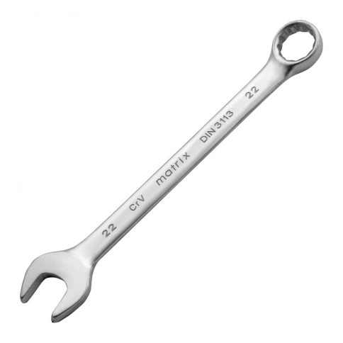 Ключ комбинированный матовый хром 14 мм CrV Matrix фото 1
