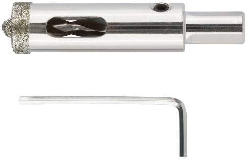 Коронка по керамограниту, камню и кафелю кольцев с центров сверлом фото 20