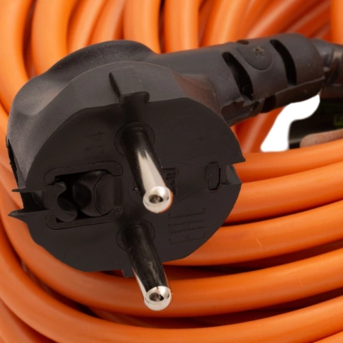 Удлинитель-шнур силовой, б/з, ПВС, 30 м, 3500 Вт, (16А), 1 розетка, тип УХ16 Сибртех фото 2