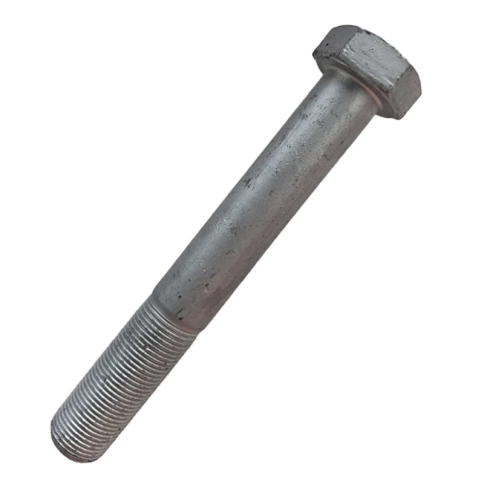 Болт М20х1,5х140 мм, класс прочности 10.9 DIN 960, неполная резьба, оцинкованный/ламель фото 1