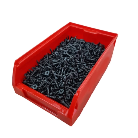 Саморез по гипсокартону 3,5х16 мм, крупная резьба,фосфатированный, 2000 шт. в контейнере фото 1