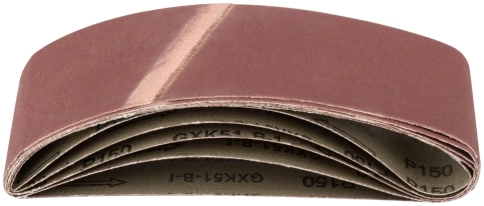 Ленты шлифовальные бесконечные, водостойкие, тканевая основа, 75 х 457 мм, 5 шт. Р 150 фото 2