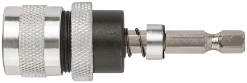 Адаптер для бит магнитный фиксатор, огранич.глубины, хвостовик CrV сталь, 68 мм фото 1