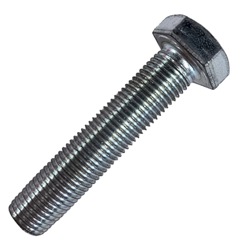Болт М14х1,5х70 мм класс прочности 10.9 DIN 961, полная резьба, оцинкованный фото 1