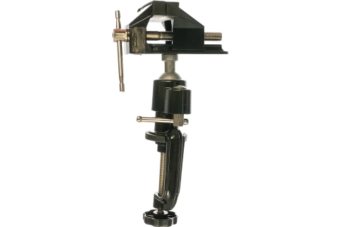 Тиски настольные многофукц. смен.насадка-хомут для дрели шарн.мех. 70 мм Matrix фото 1