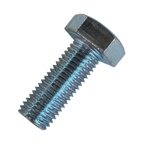 Болт М12х1,5х30 мм класс прочности 10.9 DIN 961, полная резьба, оцинкованный фото 1