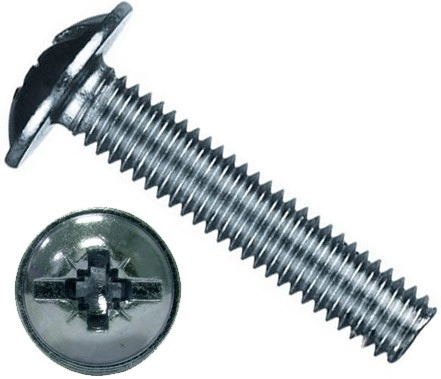 Винт с прессшайбой М5х45 мебельный DIN967, 50 шт. фото 1